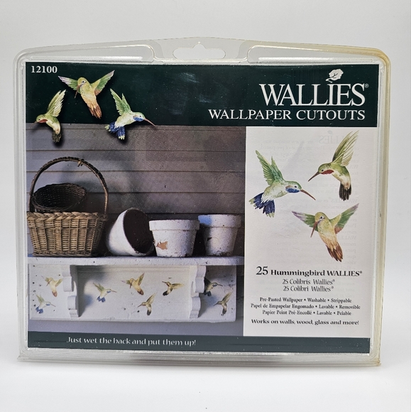 Daisy Kingdom Hummingbird Wallies Wallpaper Cut Outs - Picture 1 of 3